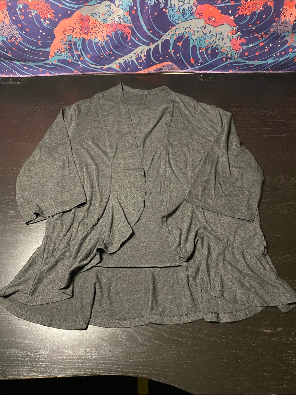 Open-Front Women’s Cardigan - Gray